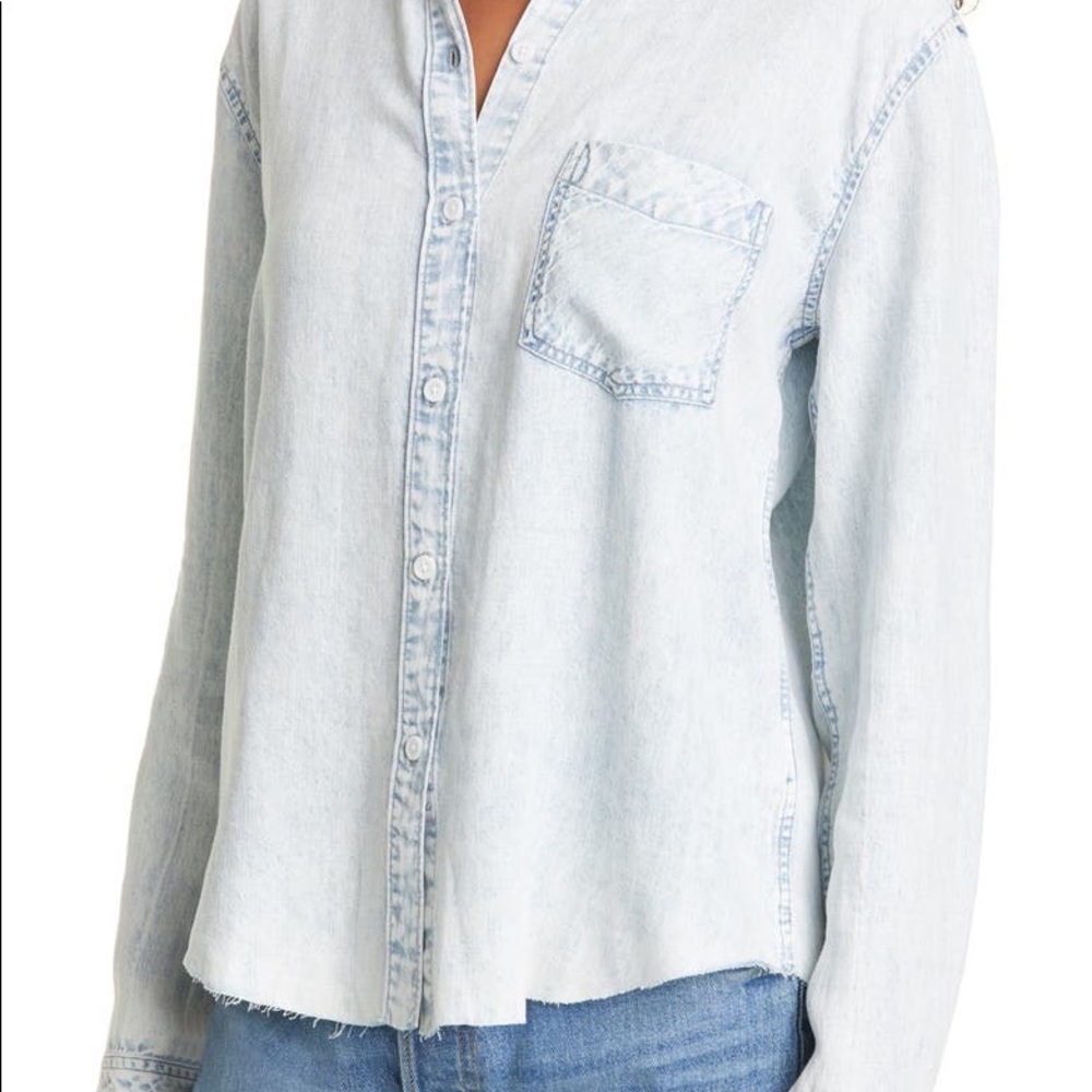 Rails Raw Edge Chambray Shirt